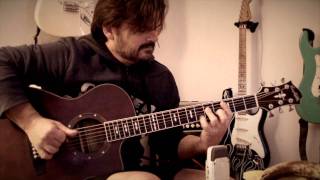 Teardrop by Massive Attack improvised on acoustic guitar [upl. by Ylen]