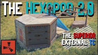 Rust The Hexapod 20  The Superior Disconnectable External TC  ±7  ±14 Rockets [upl. by Anrehs]