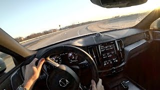 2018 Volvo XC60 T6 AWD RDesign  POV Test Drive Binaural Audio [upl. by Yrrum]