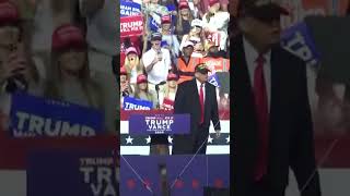 Trump’s Rally Ends on a High Note with YMCA Groove [upl. by Ocirderf637]