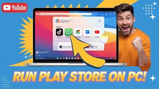 How To Instal Google Play Store on PCLaptop  Run Play Store App In PCLaptop [upl. by Aicilana]