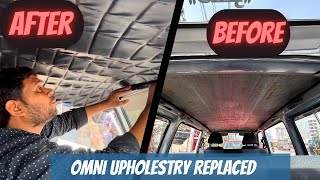 Maruti Omni Roof Upholstery Replaced  Car Upholstery [upl. by Gentilis]