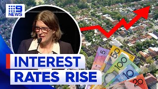 RBA raises interest rates  9 News Australia [upl. by Zarger]