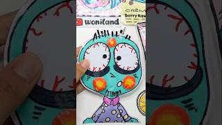 Envy Make up❤️Inside Out 2 BLIND BAG insideout asmr papercraft makeup paperdiy [upl. by Trill270]