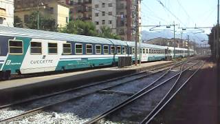 Treno dei pellegrini in partenza da Nocera Inferiore [upl. by Woo62]