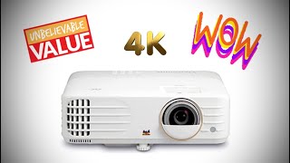 Viewsonic PX748 4K Gaming Projector Review High Quality amp Great Value [upl. by Ecirtaed204]