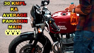 How to get maximum mileage from Continental Gt 650 2021  1 litre Mileage Test [upl. by Enilesoj984]