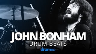 9 Essential John Bonham Drum Beats [upl. by Oznol]