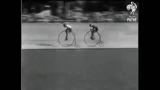 Penny farthing race in 1928 [upl. by Notlaw774]