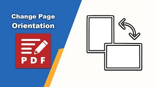 How to change orientation of a pdf permanently in PDFXChange Editor [upl. by Rases]