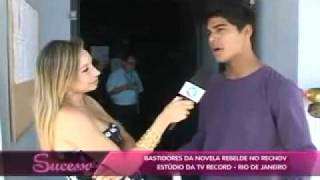 Bastidores de Rebelde  Programa Sucesso TV Cidade afiliada Rede Record em São LuísMA Parte 2 [upl. by Yeliw]