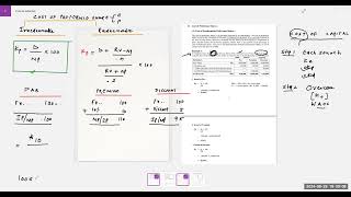 COST OF CAPITAL COST OF IRREDEEMABLE PREFERENCE SHARE EXAMPLE NO 1 LECTURE 6 [upl. by Boardman583]