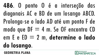 C13 SEMELHANÇA DE TRIÂNGULOS E POTÊNCIA DE PONTO 486 [upl. by Sheya946]