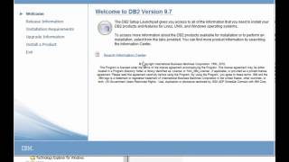 Installing DB2 on Windows XP [upl. by Ynamreg]