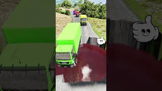 wow cargotruck truck pothole simulation shorts [upl. by Lynnell]