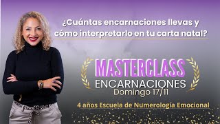 ¿Cuántas ENCARNACIONES llevas numerologia cartanatal [upl. by Assilen]