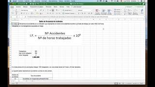 Cómo calcular el Indice de Frecuencia de Accidentes [upl. by Michaela]