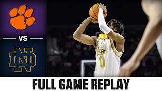 Clemson vs Notre Dame Full Game Replay  202324 ACC Mens Basketball [upl. by Samaria315]