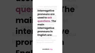 Top 3 Interrogative Pronoun to Improve Your Conversations [upl. by Annuhsal]