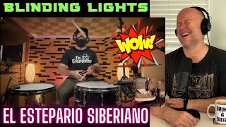 Drum Teacher Reacts El Estepario Siberiano  BLINDING LIGHTS  THE WEEKND  DRUM COVER [upl. by Trevorr]