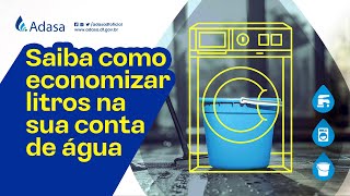 Um pingo de consciência economiza litros  Campanha de reúso de águas cinzas [upl. by Ahsino215]