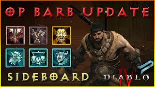 Stärkster PvPBuild  DoppelschwungDornen Barbar Update amp Sideboard Diablo 4 Charakter Guide [upl. by Gordy]