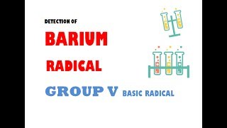 BARIUM RADICAL  BASIC GROUP 5  SALT ANALYSIS  ALL PUNJAB BOARD PRACTICALS [upl. by Bambi468]