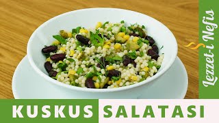 Kuskus Salatası Nasıl Yapılır 5 dakika pratik Kuskus SalataTarifi [upl. by Latrice]