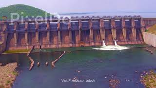 Chandil Dam Aerial Stock Video [upl. by Keligot]