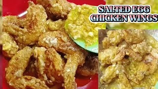 QUICK AND EASY SALTED EGG CHICKEN WINGS [upl. by Eahsan]