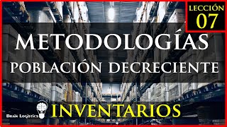 Metodología de Conteos Cíclicos Población en Disminución o Decreciente [upl. by Anawqahs850]