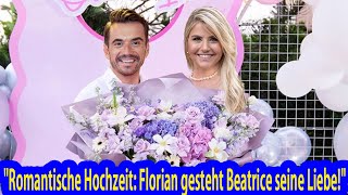 Hochzeit Sanft gestand Florian Silbereisen Beatrice Egli auf der Bühne seine Liebe [upl. by Ameerak]