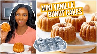 Moist Vanilla Mini Bundt Cakes l LowCarb amp KetoFriendly Recipe [upl. by Sadonia]