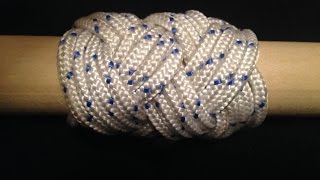 How to tie an elongated Turks Head Knot 5x3 [upl. by Whitford]