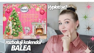 ROZBALUJI BALEA ADVENTNÍ KALENDÁŘ🎄🎁 Vyplatí se Kompletní unboxing a recenze🌟 [upl. by Tra57]