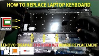 How to Replace Keyboard of Lenovo Ideapad 31015ikb [upl. by Villiers]