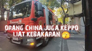 TKW CHINA ‼️ KEBAKARAN DI BELAKANG KOMPLEK APARTEMEN [upl. by Enorej563]