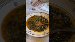 Zuppa rossa di cavolo nero e lenticchie [upl. by Aihtennek]