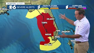 Hurricane Milton Zach tracks monster storm on its way to Florida [upl. by Allerym777]