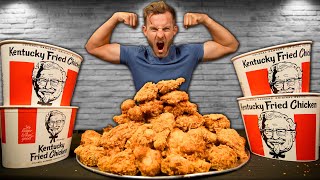 THE 50 PIECE KFC CHICKEN CHALLENGE [upl. by Dur]