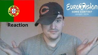 Sloth Reacts Eurovision 2019 Portugal Conan Osíris quotTelemóveisquot REACTION [upl. by Spohr382]