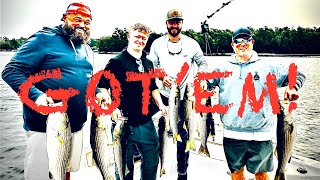 GOT’EM Striped Bass Fishing FUN [upl. by Esertak]