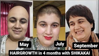 SHIKAKAI 4 month hair growth 📈 [upl. by Enael]