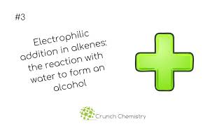 Electrophilic addition in alkenes  making an alcohol [upl. by Emie]