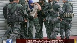 24 Oras Ilang barangay sa Zamboanga City sinalakay ng isang paksyon ng MNLF [upl. by Bloomer331]