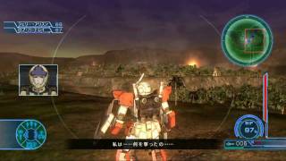 Gundam Senki 0081 PS3  First RX81 Mission [upl. by Airrehs]