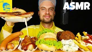 ASMR Best Of Imbiss Essen 🇩🇪🌭asmrdeutsch mukbang [upl. by Yoj512]