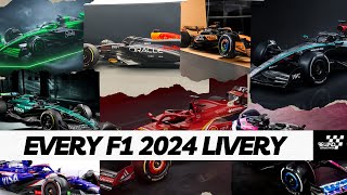 Every 2024 Formula 1 Car Liveries and Design  Carbon Fibre Ruining OnceVibrant Cars [upl. by Strohbehn]