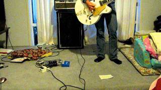 Gretsch White Falcon Dynasonics 6136DS into a Fender Silverface Bassman [upl. by Nairbo]