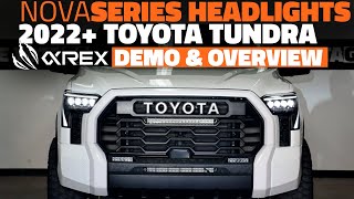 AlphaRex NOVA Series LED Headlights  20222025 Toyota Tundra  2023 Toyota Sequoia [upl. by Morrell]